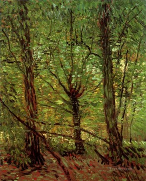木と下草 2 フィンセント・ファン・ゴッホ Oil Paintings